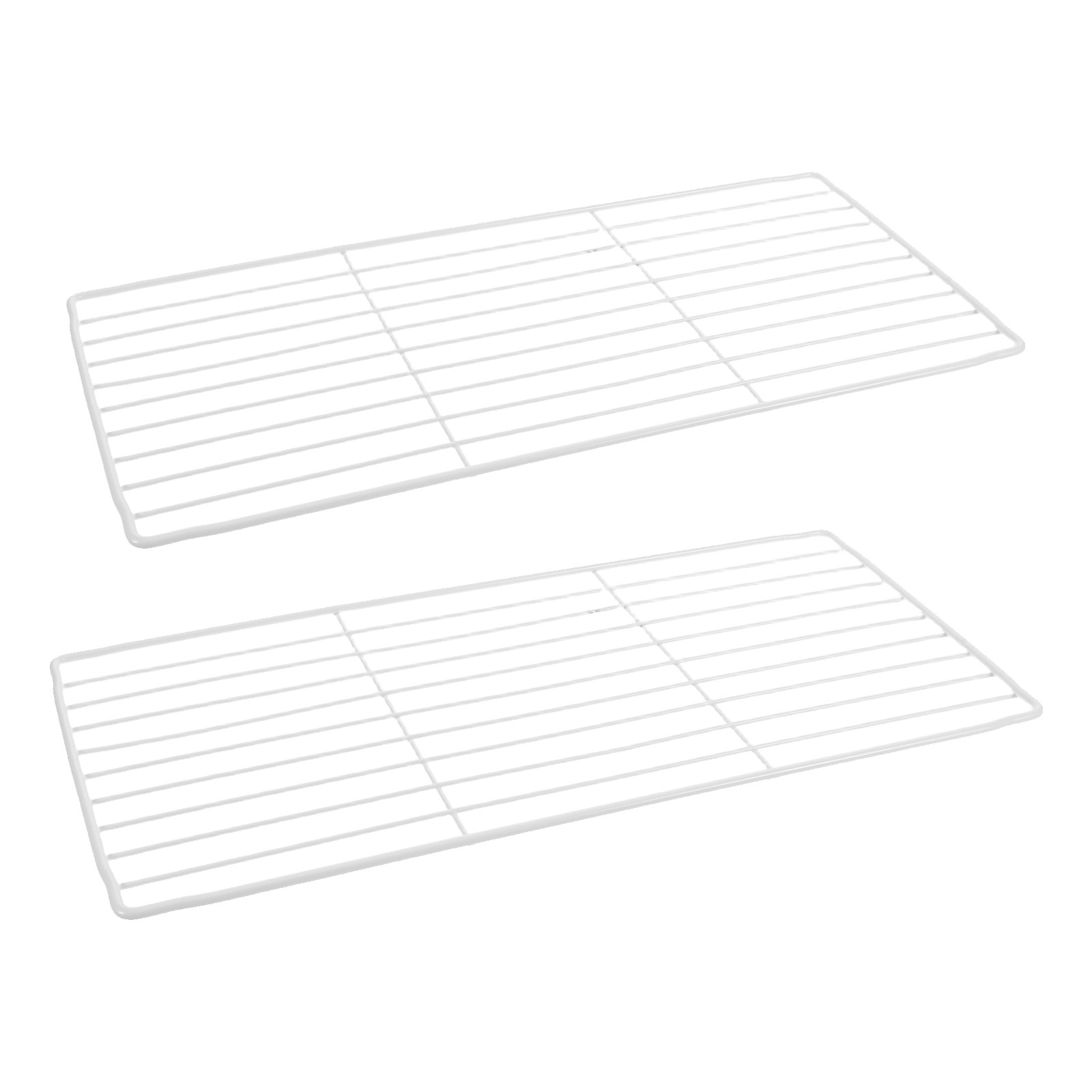 Food Storage With Dividers - 2 Stück Kühlschrank-Gefrierschrank-Trennwände aus Metalldraht, Verstellbare
