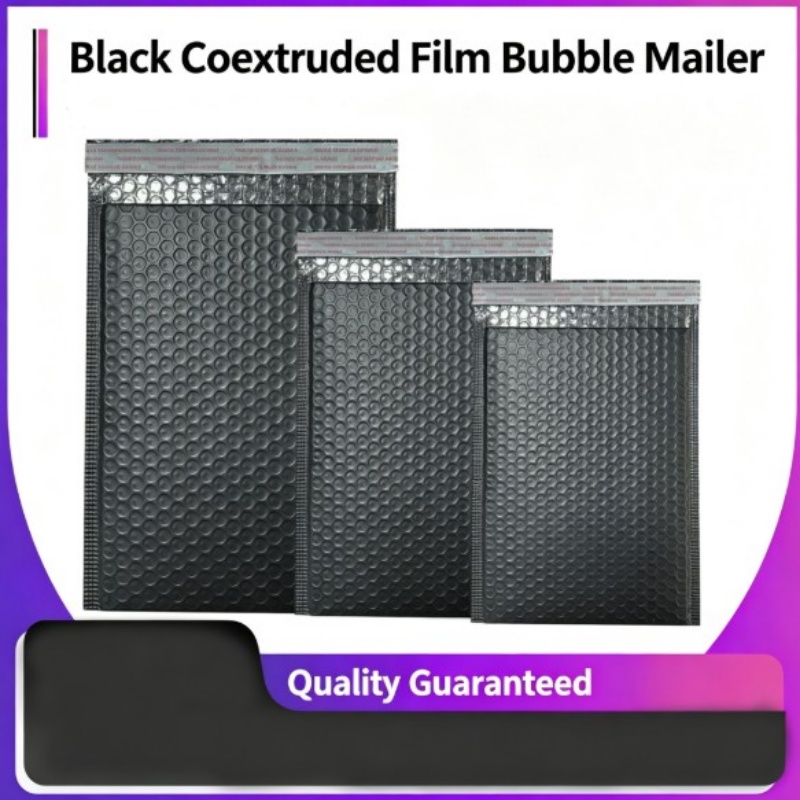 Food Storage Bag - 100 Stück schwarze, selbstklebende, wasserdichte Geschenk-,