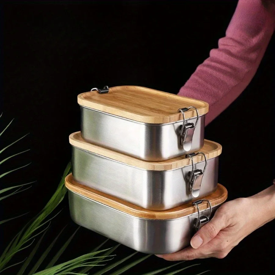 Food Storage Oven Safe - Neue Lunchbox aus Edelstahl 304 mit