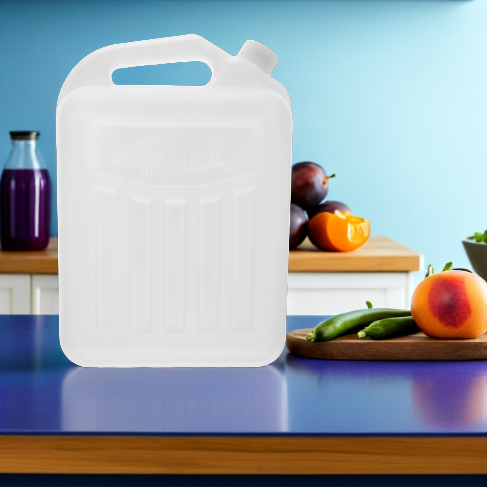 Food Storage Containers - Großer Kunststoffbehälter Lebensmittelecht 5L Weite Öffnung