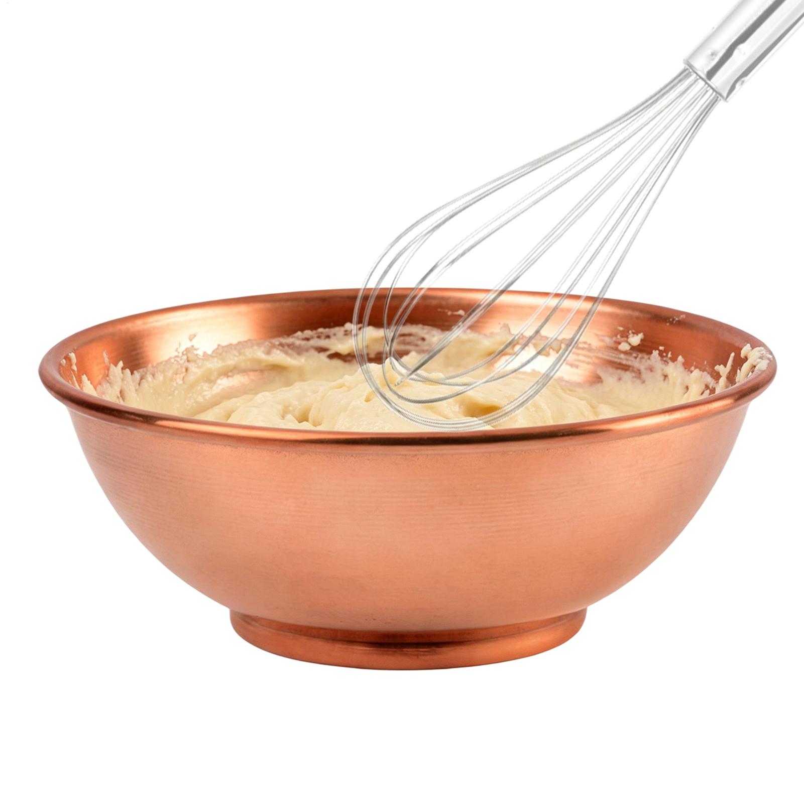 Food Storage Meals - Kupferschüssel, große Aufbewahrungsbehälter, Kupfer-Mischschalen für Salat,