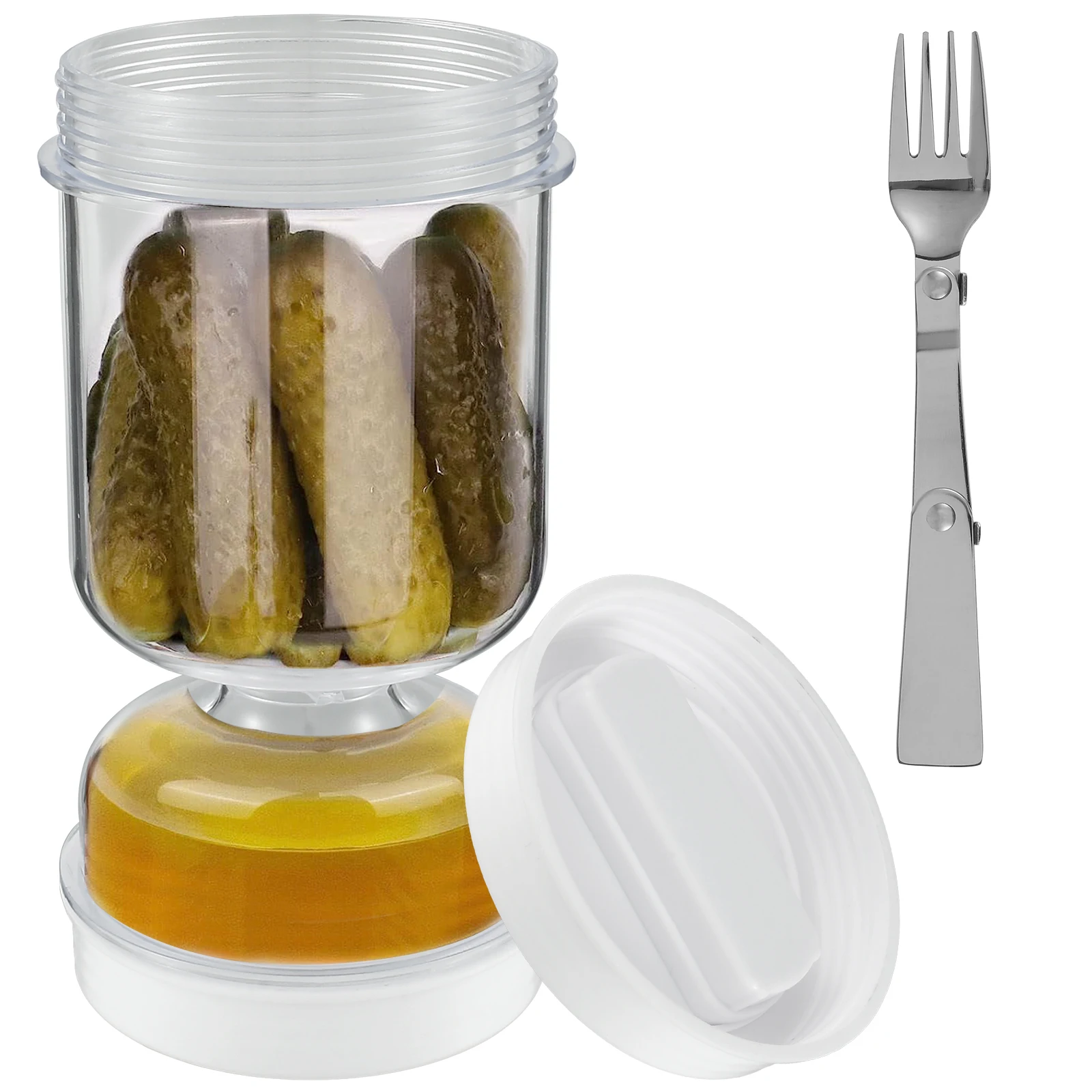Gurkenglas mit Gabeln, Trocken – Food Storage With Dividers Bewertung und Preis