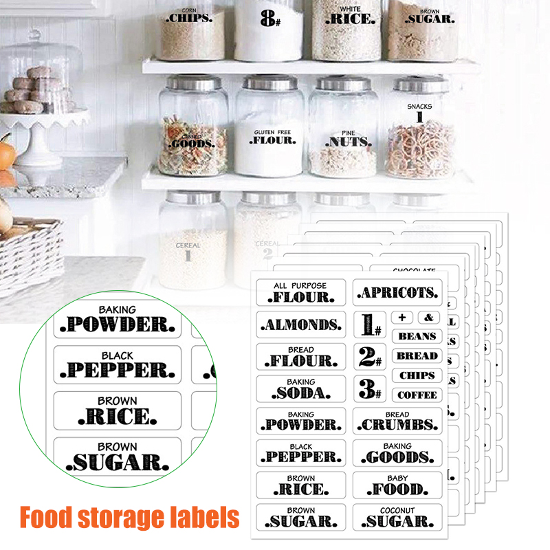 132 stücke Küche Wasserdichte  – Food Storage Labels Bewertung und Preis