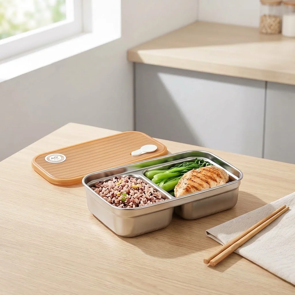 304 Edelstahl Bento-Box, unter – Food Storage With Dividers Bewertung und Preis